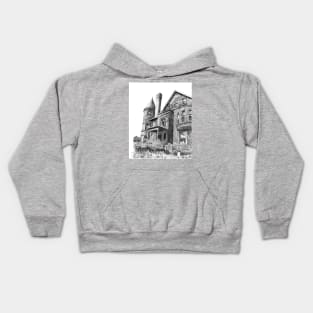 Historic building New Haven Connecticut Kids Hoodie